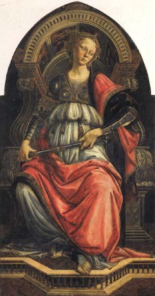 Sandro Botticelli Fortitude Norge oil painting art